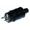 Schutzkontakt-Stecker, schlagfest, schw. Thumbnail 1