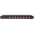 Showtec DJSwitch 8 8 Way Switchpanel 8xIEC incl 8 Thumbnail 1