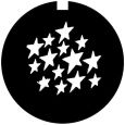 Gobo STARS, D 53,3mm Thumbnail 1