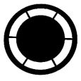 Gobo 27/23mm Metall, Design 1 Thumbnail 1