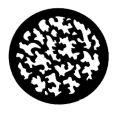 Gobo 27/23mm Metall, Design 4 Thumbnail 1