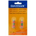OMNILUX LED T10x36 12V 4 rote LEDs 2 Stk. Thumbnail 2