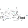 EUROLITE TH-200 Half Coupler Trussaufnehmer max. 200 kg Thumbnail 2