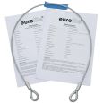 EUROLITE Sicherungsseil AG-5 3x600mm bis 5kg silber Thumbnail 2