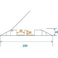 Kabelbrücke 2 Kanäle 1000x250mm Thumbnail 6