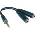 Klotz Split-Kabel Adapter Klinke  6,3- 2xKlinke Buchse Stereo Thumbnail 1