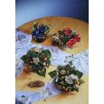 Adventsgesteck blau/ Topf/ Lichterkette Thumbnail 1