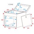 DAP DJC-05 19 Zoll 6HE Rack with Top and Front 6HE Thumbnail 2