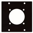 DAP Schuko chassis panel 2 segment 44mm Thumbnail 1