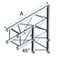TRUSS DQ22-001 Corner 45 Degrees Incl.connectors Thumbnail 1