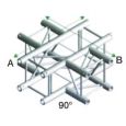 TRUSS DQ22-016 Cross 4 Way Incl.connectors Thumbnail 1