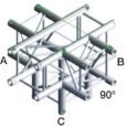 TRUSS DQ22-024 Cross + Down 5 Way Incl.connectors Thumbnail 1