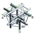 TRUSS DT22-024 Cross+Down 5Way Ap Do wn Incl.conne Thumbnail 1