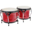Gewa-Pure Club Salsa Bongos 6,5"+7,5" weinrot inkl. Tasche Thumbnail 1