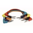 DAP Stereo Patch Cable 30cm Hooked  plugs Six Colo Thumbnail 1