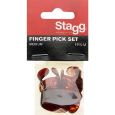 STAGG Satz Plastik Fingerpicks medium Thumbnail 2