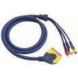 DAP Scart to 2 RCA Male and 1 S-VH S Male Plg Thumbnail 1