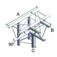 TRUSS GT30-020 T-Cross+Down 4-Way Incl. connectors Thumbnail 1