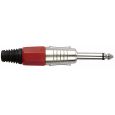 DAP Jackplug 6.3mm Mono Nikkel with Red Endcap Thumbnail 1