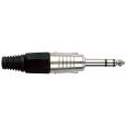 DAP Jackplug 6.3mm Stereo Nikkel with Black Endcap JMK103NB Thumbnail 1