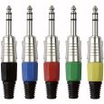DAP Jackplug 6.3mm Stereo Nikkel with Black Endcap JMK103NB Thumbnail 2