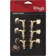 STAGG Mechaniken f. E-Gitarre 3L / 3R, Gold Thumbnail 1
