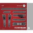 Coffret De Rails Fleischmann 9196 – Set F – Échelle N (1:160) – Piccolo – Neuf