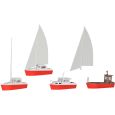 39160 H0 Set Boote Thumbnail 1