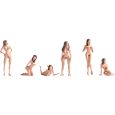 15958 Aktmodelle 6 Figuren Thumbnail 1