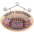 Sch: 12 Schnittblumendeko Happy Birthday Thumbnail 1
