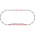 01833 Gleiserweiterungsset Bettungsgleis - Bahnhof Thumbnail 2
