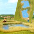 1312 See mit Ufergestaltung, 29,7 x 21,0 cm Thumbnail 1