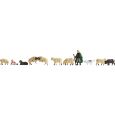 36750 Schäfer und Schafe, 2 Figuren und 9 Tiere Thumbnail 1