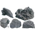 58451 Struktur-Felsstücke Granit, 5 Stück Thumbnail 1