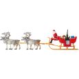 30399 Weihnachtsmann-Schlitten mit 4 Rentieren Thumbnail 1
