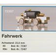 72407 H0m-Fahrwerk mit Achsstand 23,0 mm Thumbnail 1