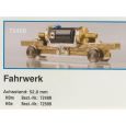72509 Fahrwerk mit Messingrahmen Achsstand 52,0 mm Thumbnail 1