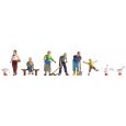36629 Landwirte, 6 Figuren + 3 Tiere + Zubehör Thumbnail 1