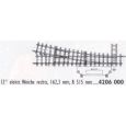 4206000 H0m Elektrische Weiche rechts 12', 162,3mm, R515 Thumbnail 1