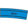 72210 R210, gebogenes Gleis R2 (365mm), 10°, 6Stk. Thumbnail 1