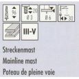 107 H0 Straßenbahn Streckenmast, neue Bauart (5 Stück) Thumbnail 2