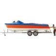 33255 Motorboot beim Verladen auf Anhänger Thumbnail 1