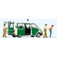 33248 H0 Polizei Ford Transit mit geöffneten Türen Thumbnail 1