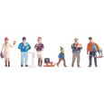 15926 Weihnachtsmarkt, 6 Figuren und Zubehör Thumbnail 1