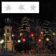 5414 Weihnachtsstern, beleuchtet, weiß, 3 Stück Thumbnail 1