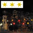 5415 Weihnachtsstern, beleuchtet, gelb, 3 Stück Thumbnail 1