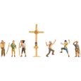 36874 Bergwanderer mit Gipfelkreuz Thumbnail 1