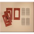 80509 Wände 2342N rot, Industriefenster H0 Thumbnail 1