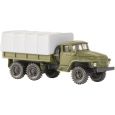 124101 Ural 375 Stahlpritsche mit Plane Thumbnail 1