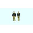 65363 Polizisten stehend, Grüne Uniform Thumbnail 1
